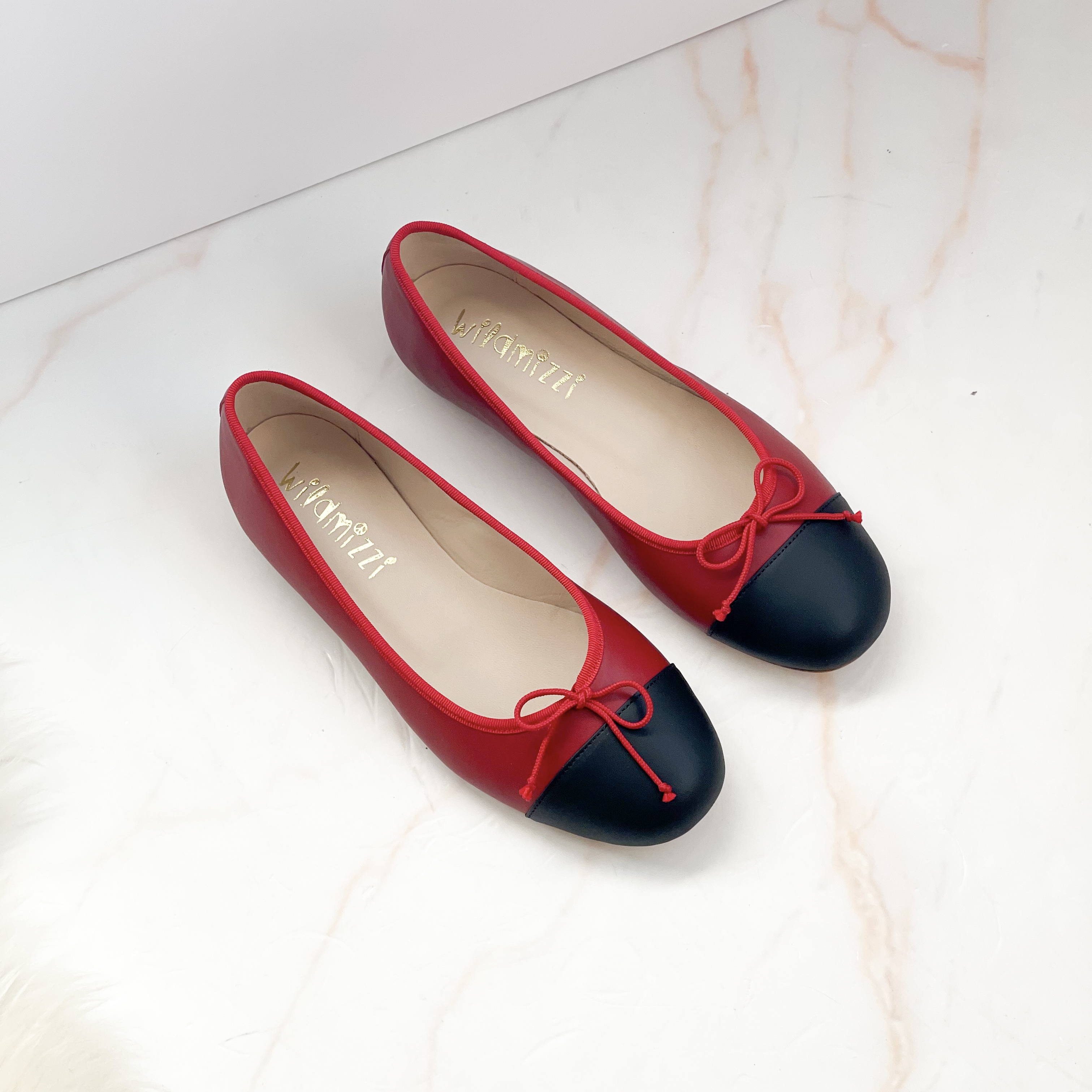 Classy Red Ballerinas 1